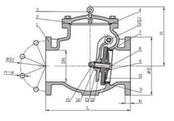 UL FM Flanged-end Swing Check Valve